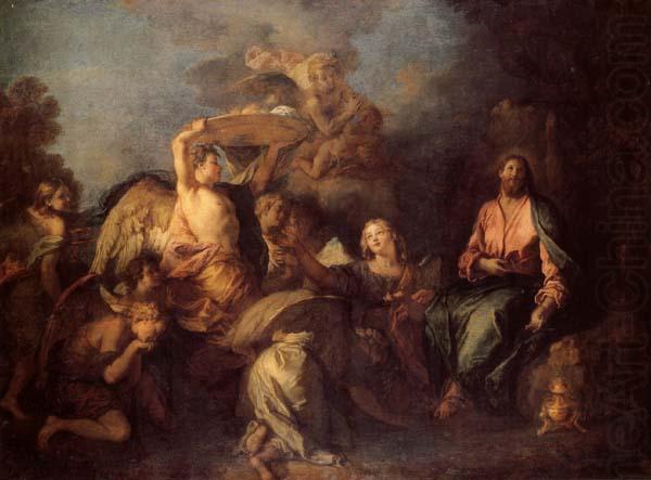 The Temptation of Christ, Charles de Lafosse